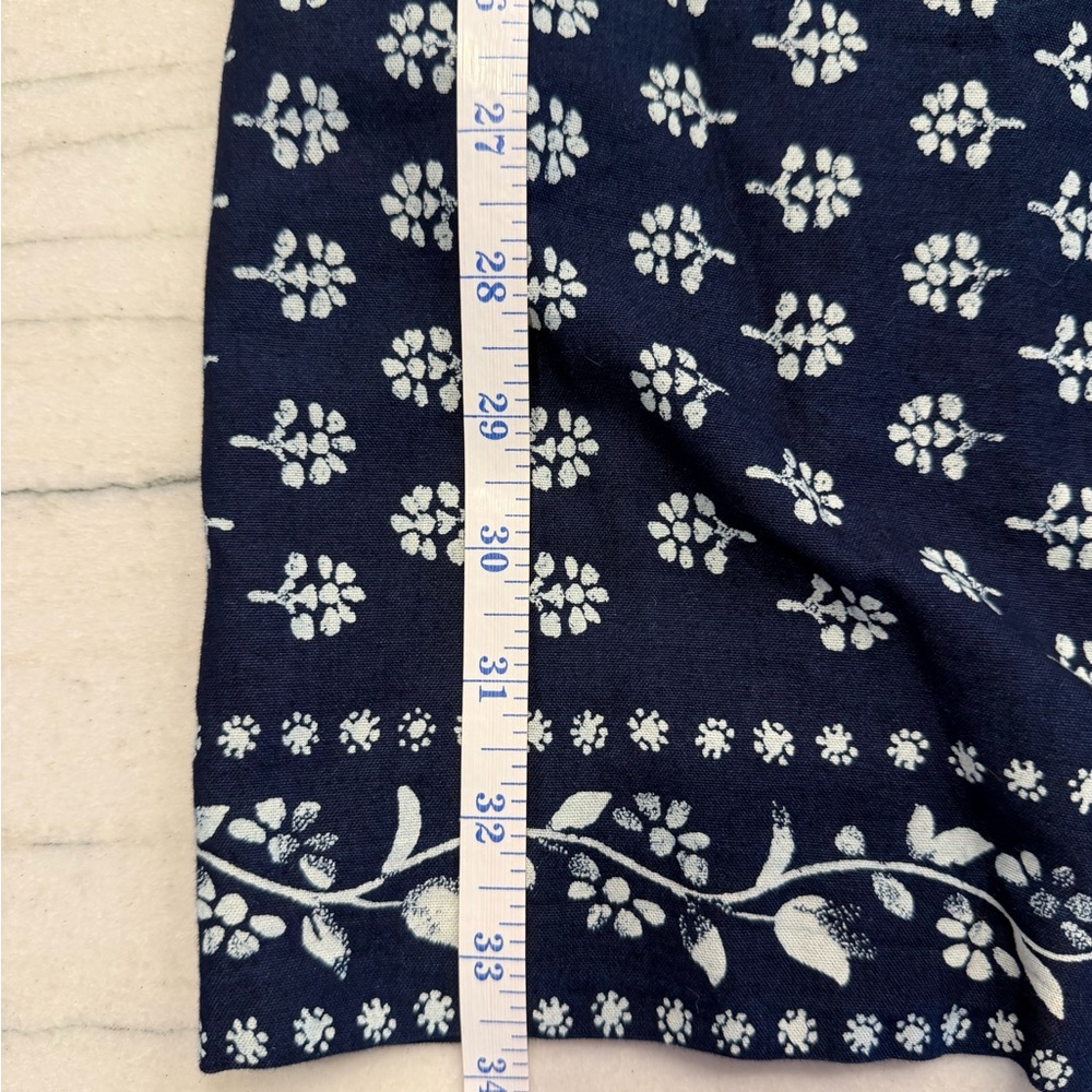 Ann Taylor Weekend Navy and White Floral Dress - Picture 11 of 13